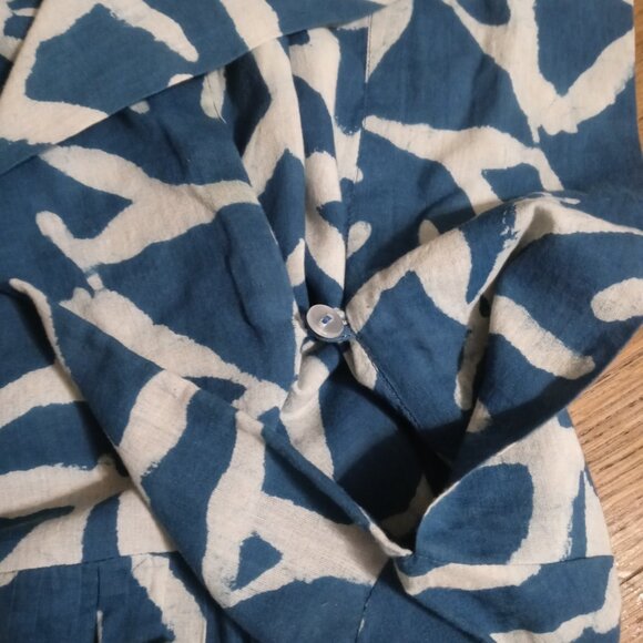 Blue and White Maxi Dress - Picture 13 of 13